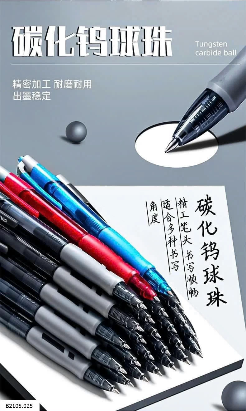 BÚT BI DELI HỘP 12C  Sỉ 58k/1 hộp 12 chiếc 