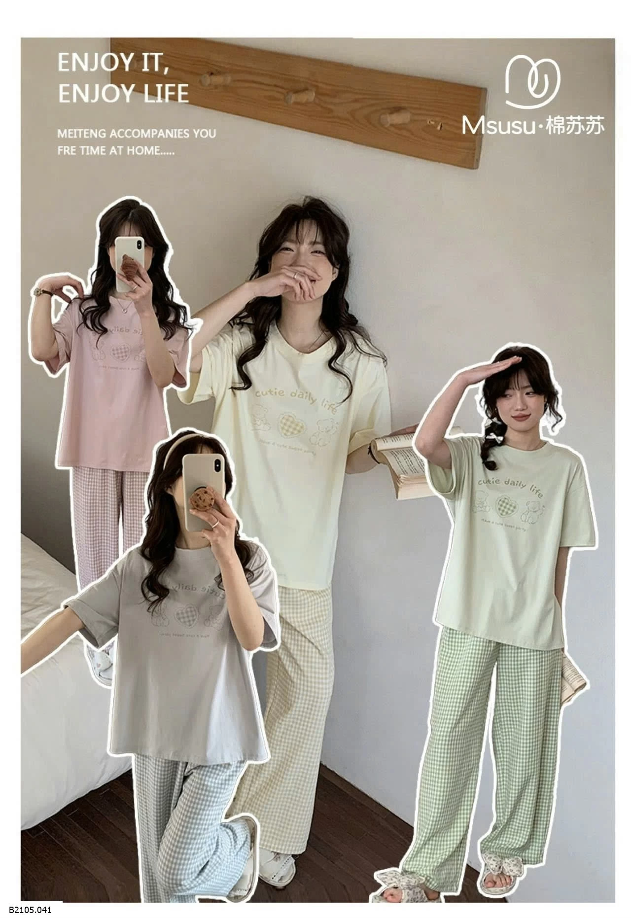 BỘ NGỦ MẶC NHÀ CHO NỮ Sỉ 230k