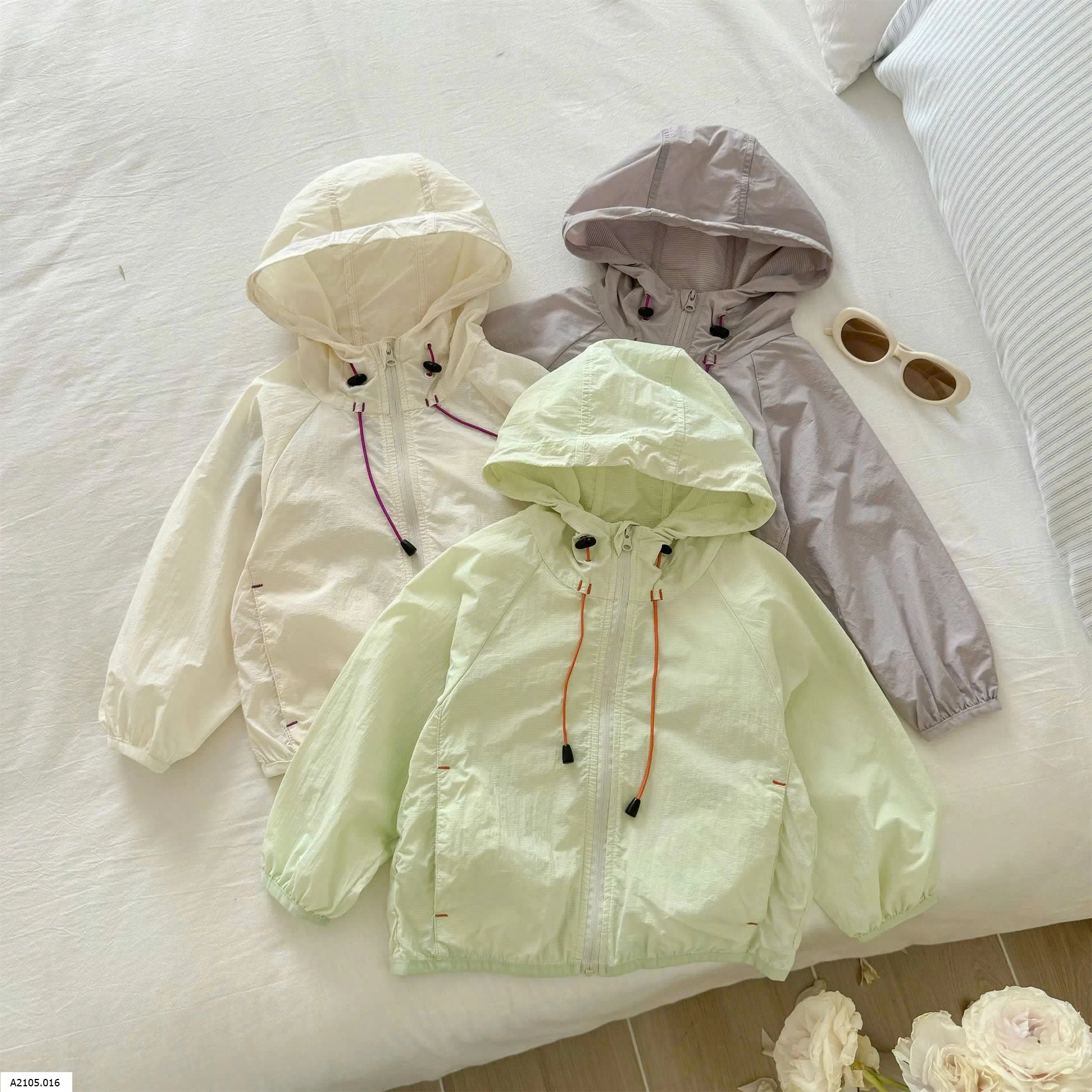 ÁO KHOÁC MỎNG CHỐNG NẮNG NINGLI Sỉ 155k