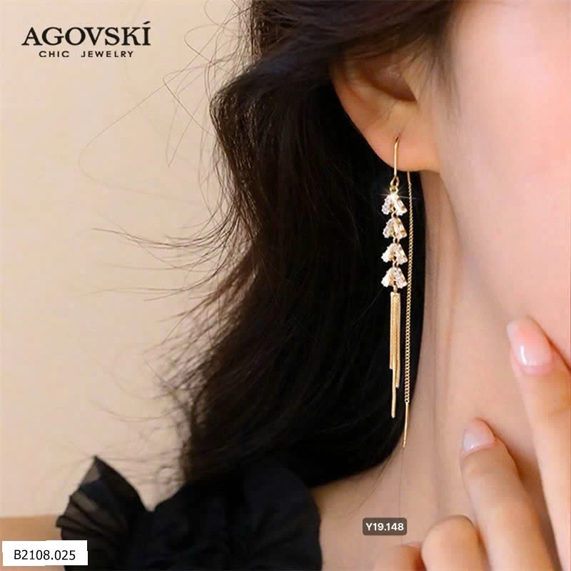 Hoa tai Agovski   Giá sỉ 125k/1 đôi 