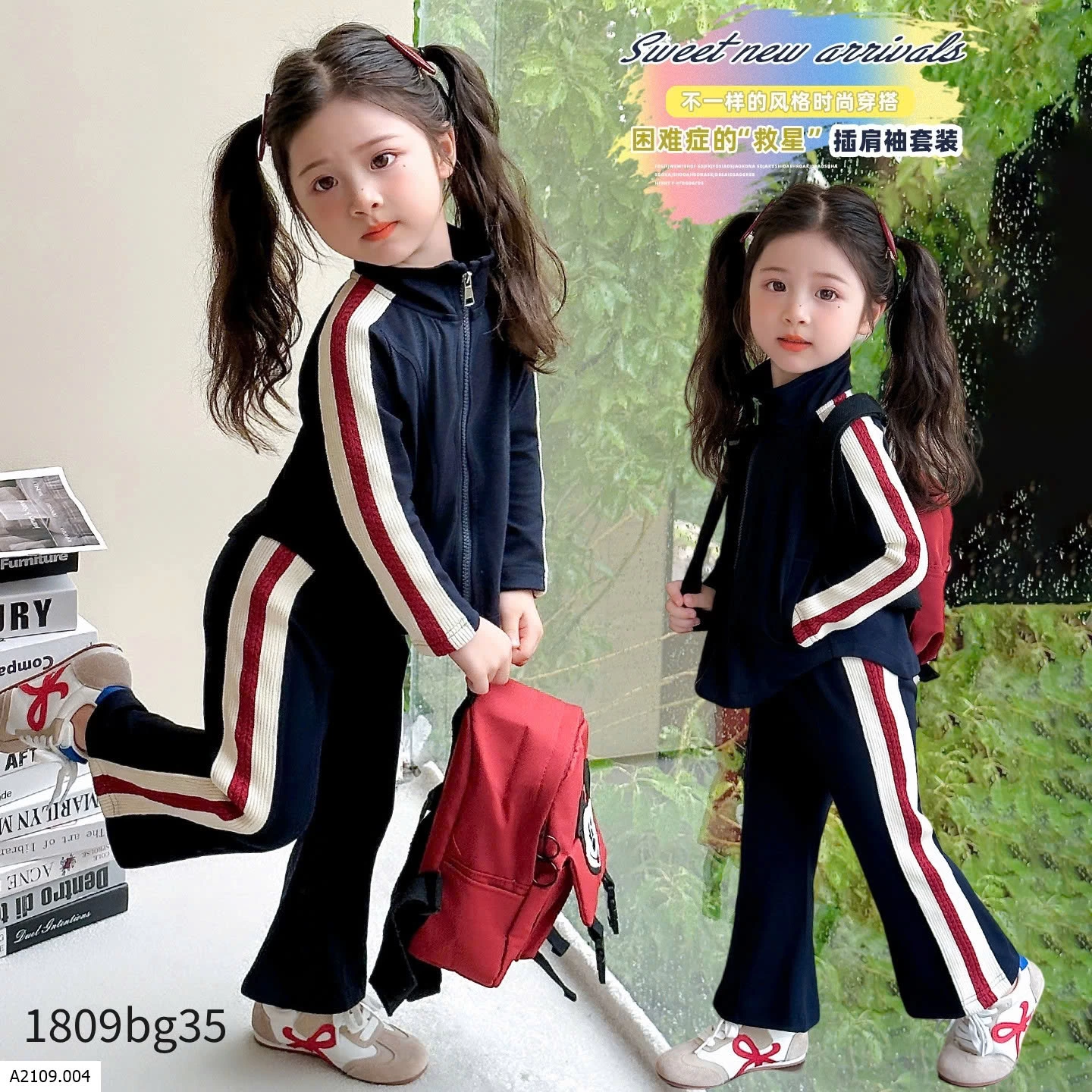 SET NỈ THAN SỌC ĐỎ BG   Giá sỉ 150k