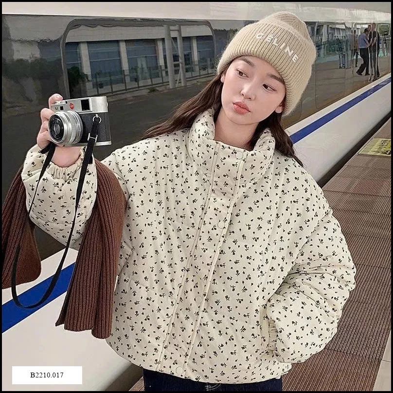 ÁO KHOÁC PHAO HOA NHÍ SIÊU CUTE Giá sỉ 220k