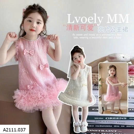 BST VÁY XINH CHO BÉ  Giá sỉ M1: 160k  M2: 164k  M3: 192k  M4-5 : 176k  M6: 188k  M7-8: 212k  M9-10: 205k