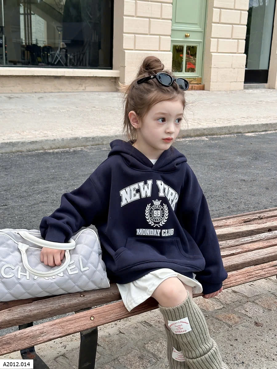 ÁO NỈ HODDIE NEW YORK AMBB Giá sỉ 90-150: #185k 160: 200k 170: 220k