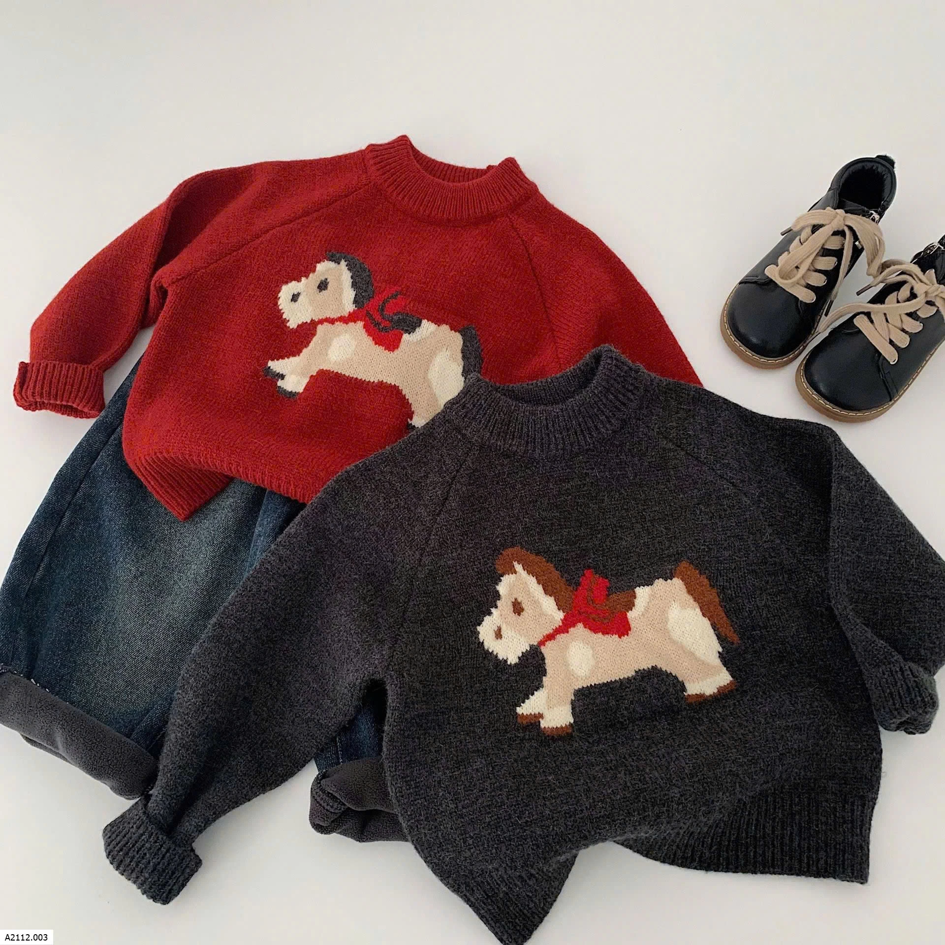 ÁO LEN NGỰA CHO BÉ Giá sỉ 190k