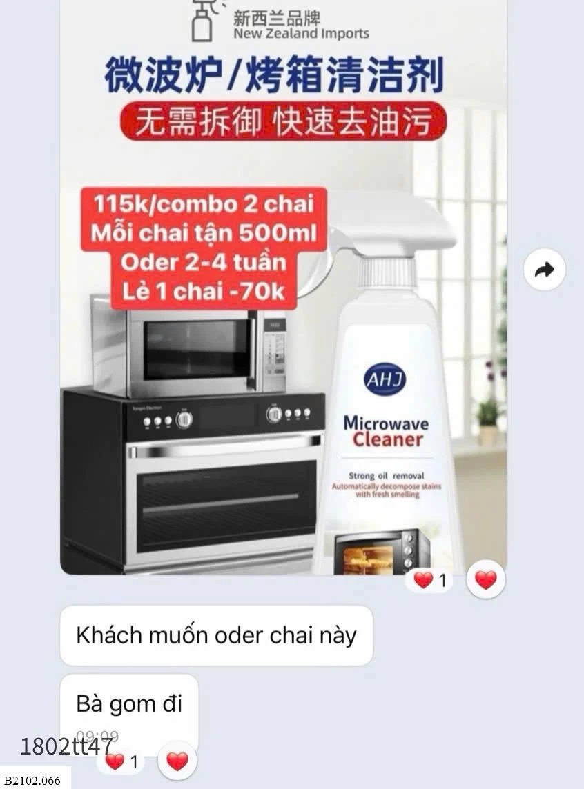 Xịt CLEANER THẦN THÁNH   Sỉ 85k/ 1 sét 2 lọ