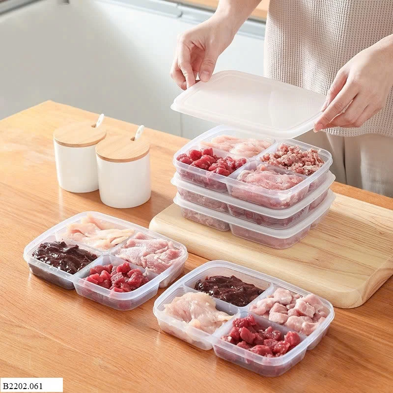 SET 5 HỘP ĐỰNG CHIA NGĂN   Sỉ 62k/ 1 sét 5 hộp