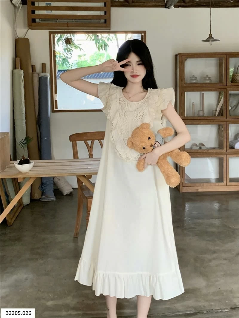BỘ NGỦ MẶC NHÀ CHO NỮ  Sỉ 1-2: BỘ - 193k 3-4 : VÁY - 185k
