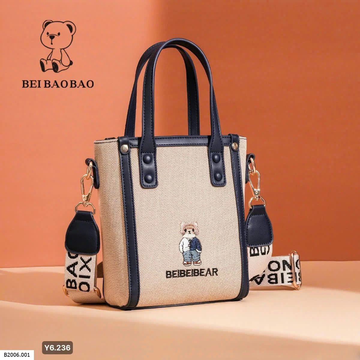 TÚI MINI CHỮ NHẬT BEIBAOBAO Sỉ 225k