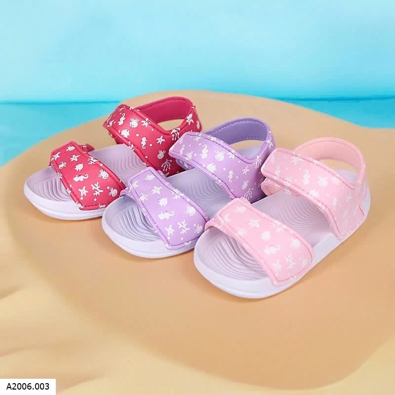  SANDAL QUAI NGANG HỌA TIẾT BG Sỉ 54k