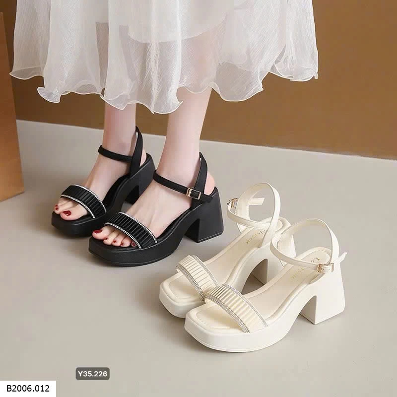 DÉP SANDAL GÓT VUÔNG Sỉ 158k