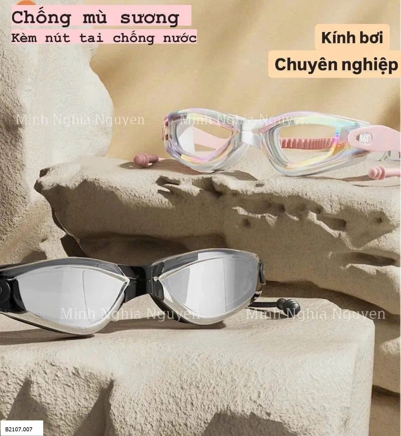 SÉT KÍNH BƠI  Mẫu 1-2-3 : Kính rời    92k  Mẫu 4-5-6-7-8  : Set mũ + kính 108k
