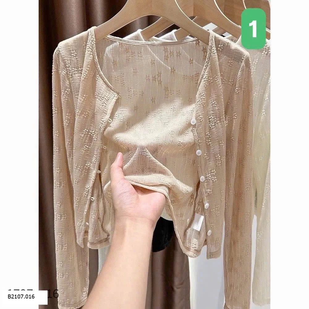ÁO CARDIGAN MỎNG DẠNG LEN – MẶC NGOÀI VÁY 2 DÂY Sỉ 75k