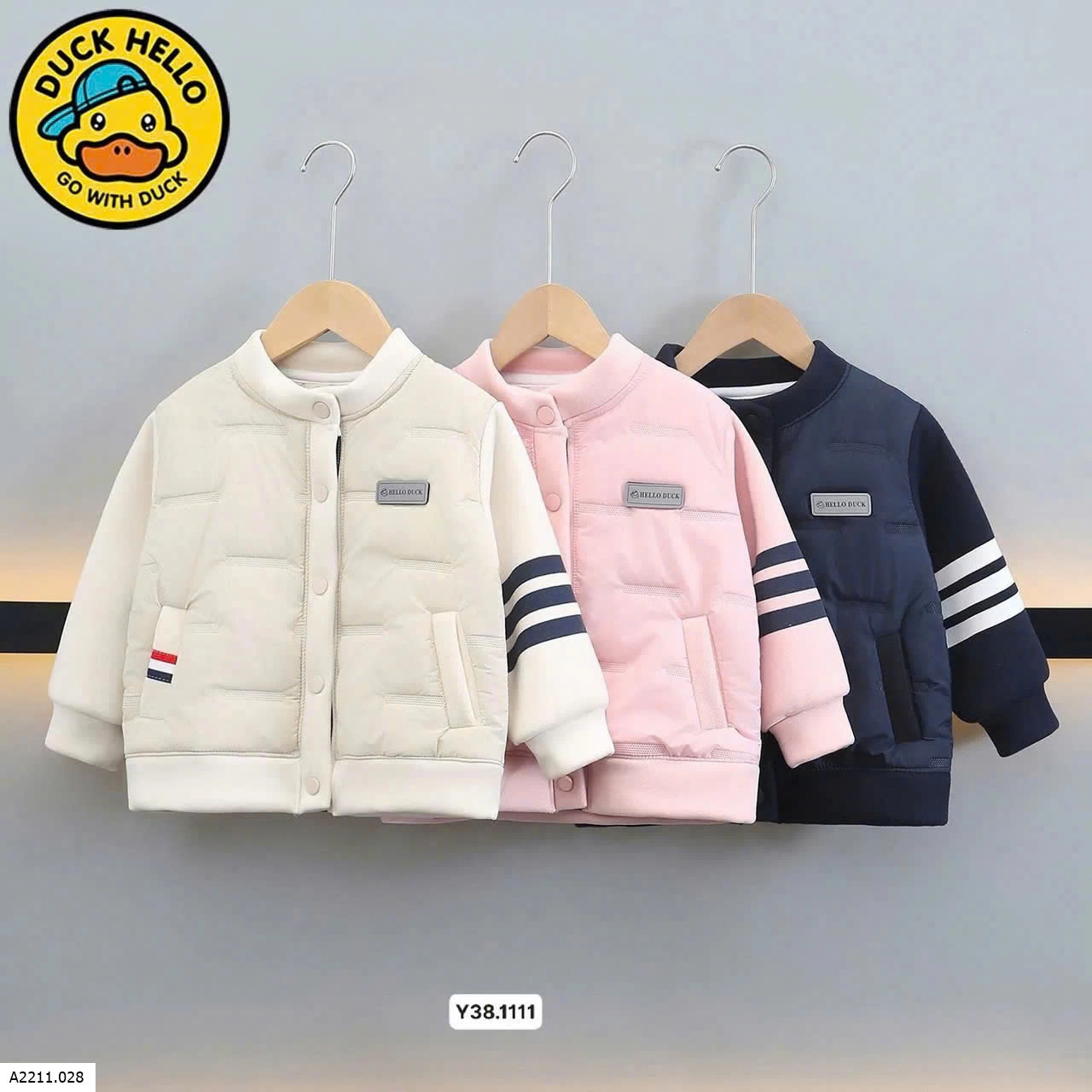 ÁO PHAO PHỐI NỈ CHO BÉ SIZE ĐẠI Giá sỉ 185k