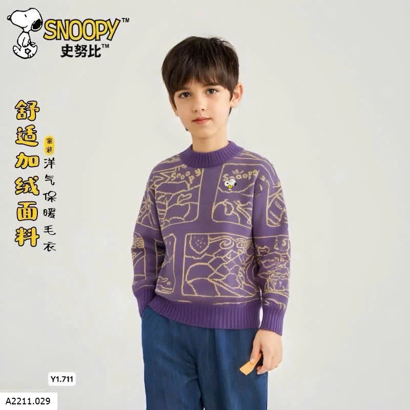 ÁO LEN LÓT NỈ #SNOOPY Giá sỉ 140k