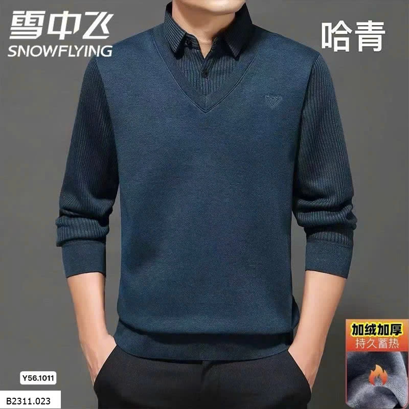 ÁO GIỮ NHIỆT NAM phối cổ sơmi Giá sỉ 180k