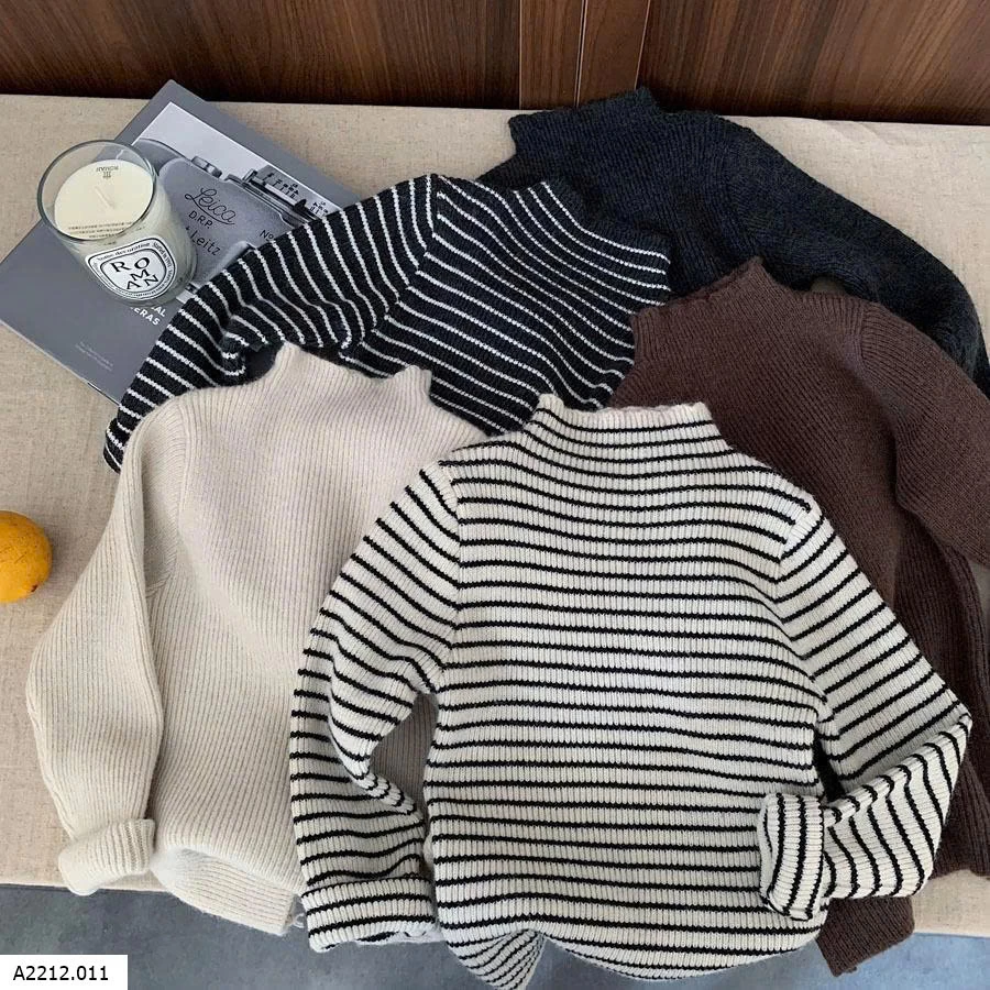 ÁO LEN CỔ LỌ CHO BÉ Giá sỉ 131k