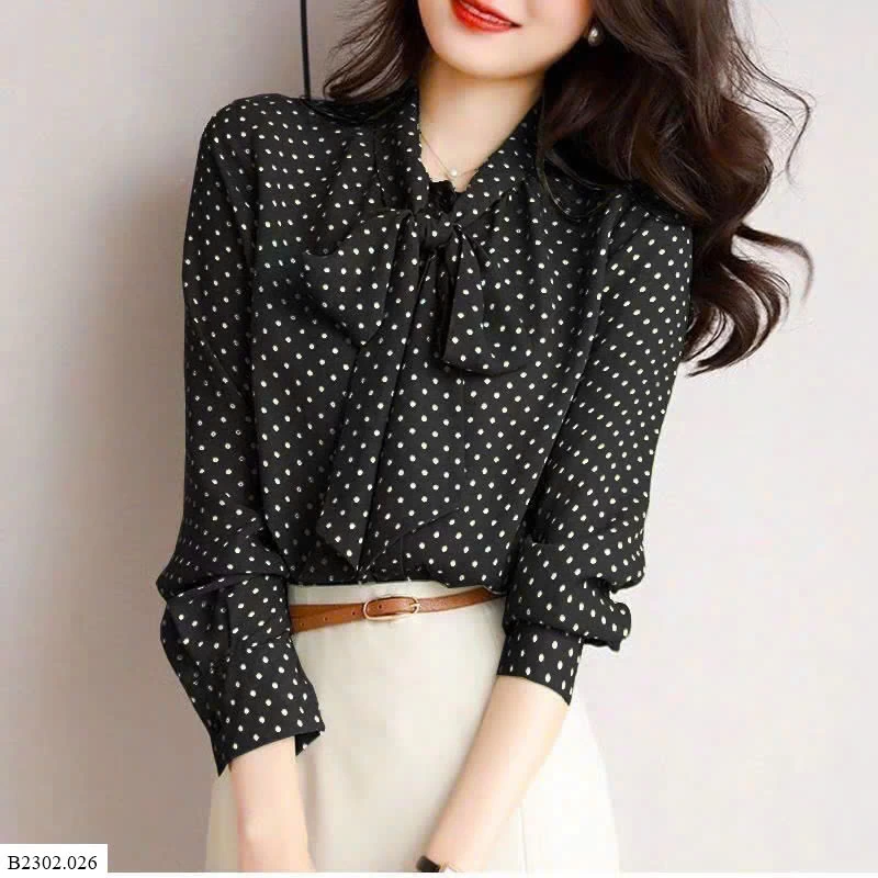 ÁO SƠ MI CHẤM BI CHO NỮ Sỉ 149k