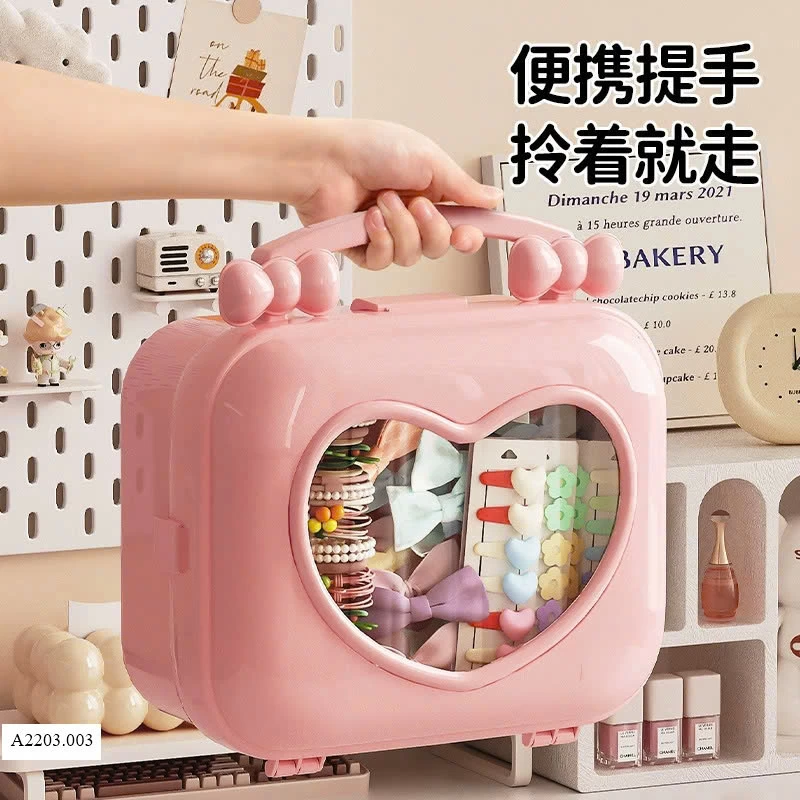 HỘP ĐỰNG ĐỒ TRANG ĐIỂM ĐA DI NĂNG CHO BÉ   Sỉ 74k