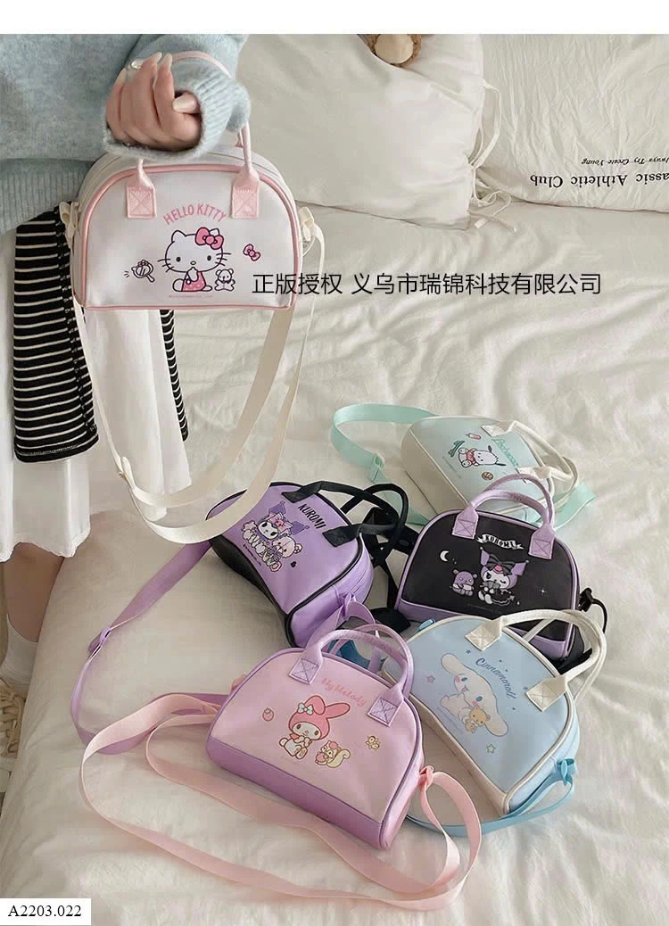 TÚI ĐEO CHÉO KUROMI CHO BÉ GÁI Sỉ 88k