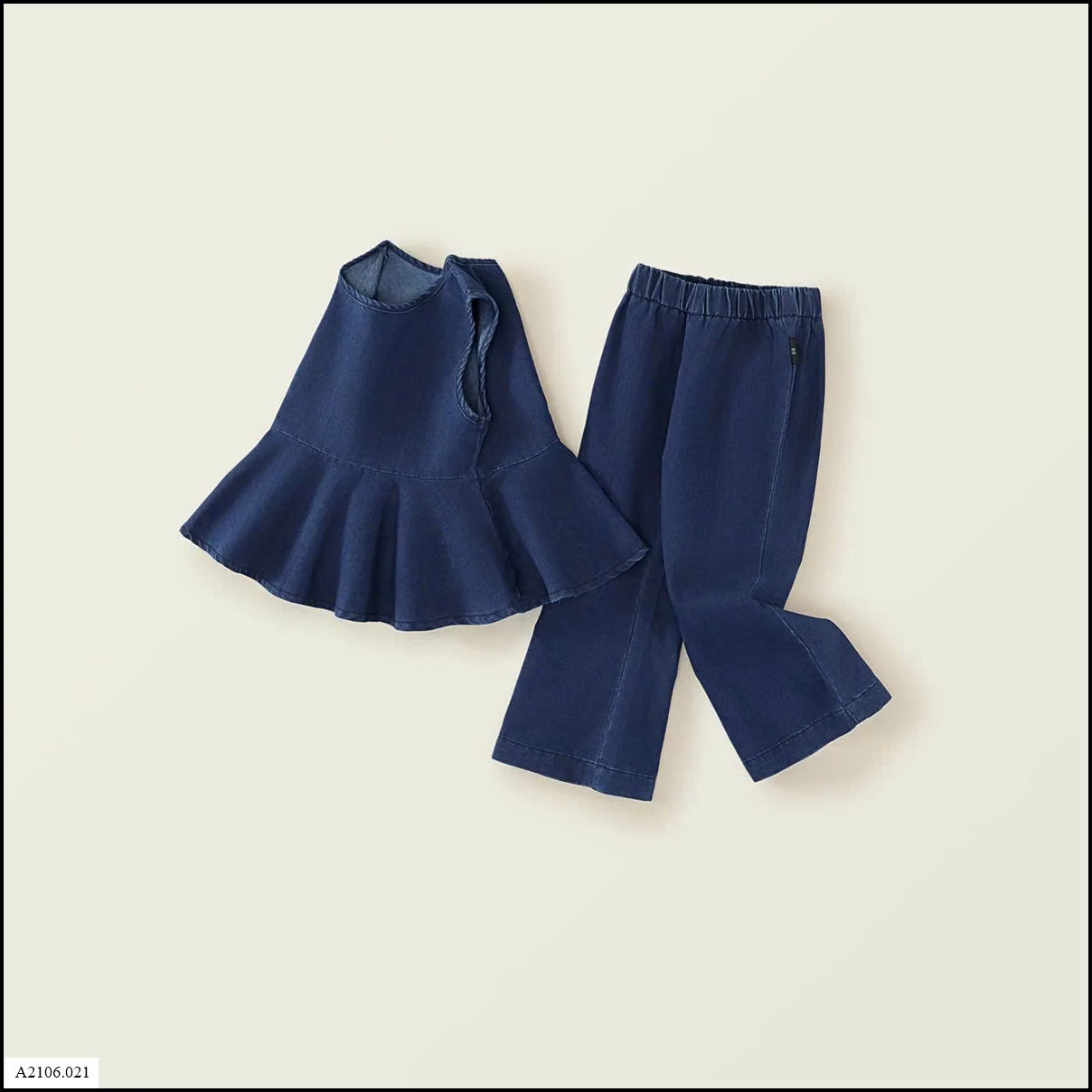 BỘ DENIM CHO BÉ GÁI HÃNG PREMIUM ICON Sỉ giá 135K