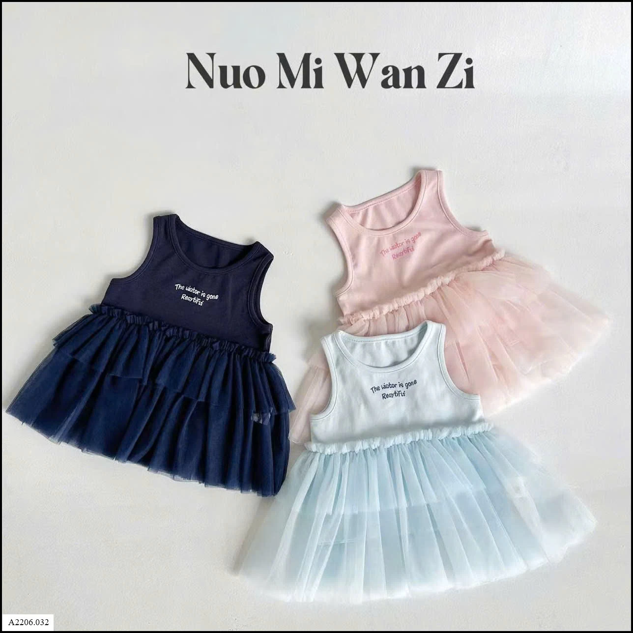 VÁY SÁT NÁCH CHO BÉ GÁI Sỉ giá sz 90-140: 114k  sz 150: 125k 