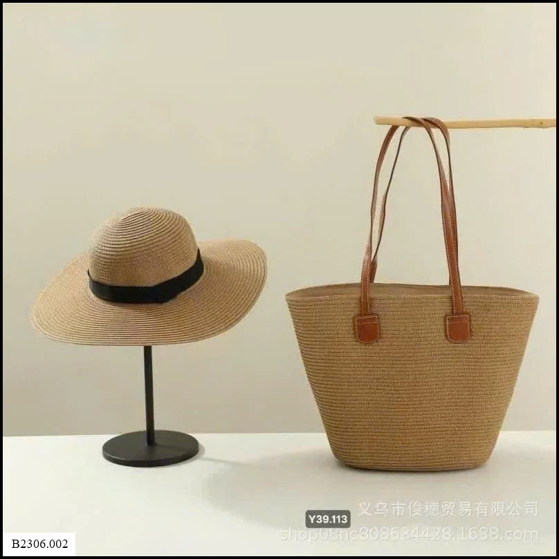 SET TÚI, MŨ TONE XOẸT TONE  Sỉ giá 145k/1 set