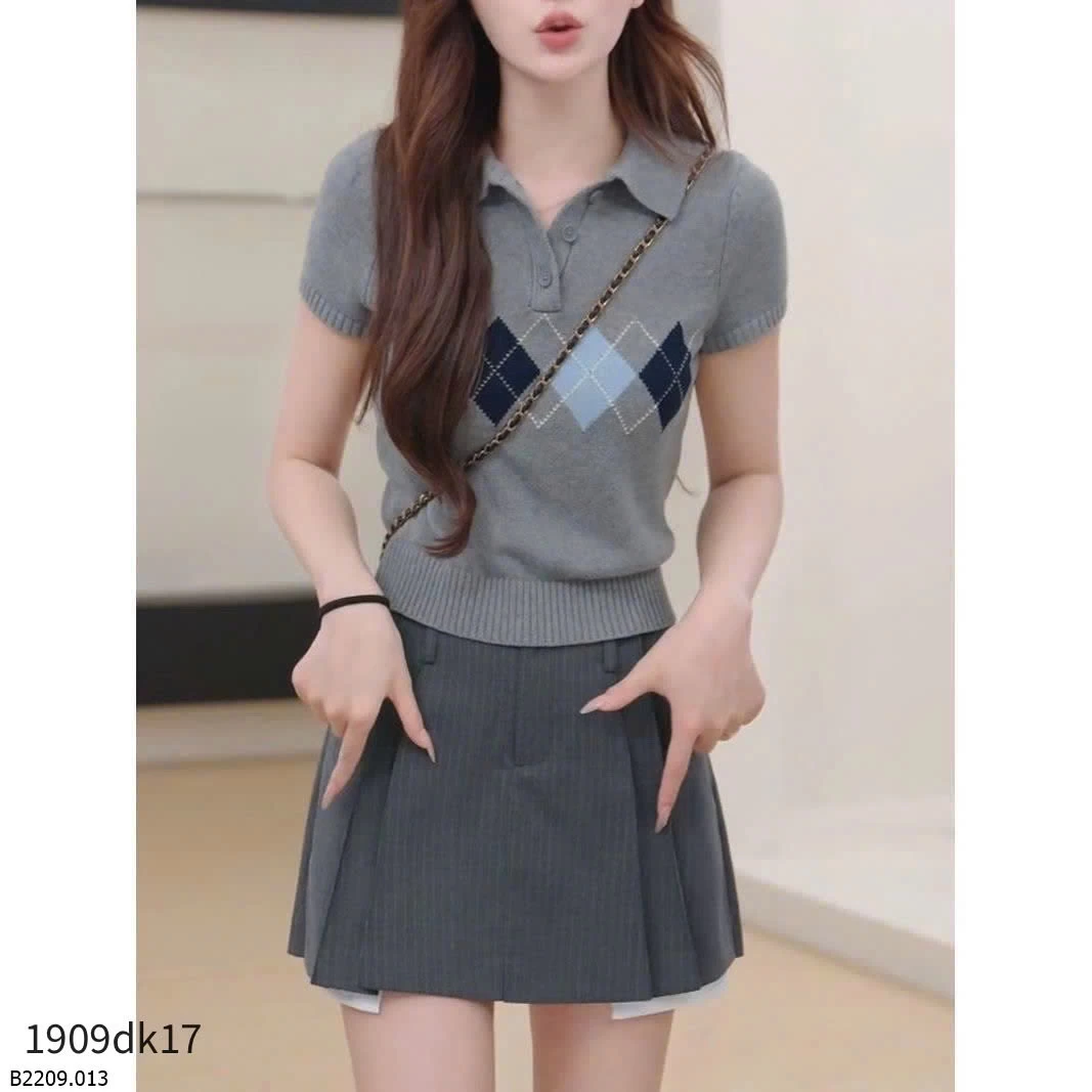 ÁO LEN DỆT KIM CỔ POLO   Giá sỉ 115k