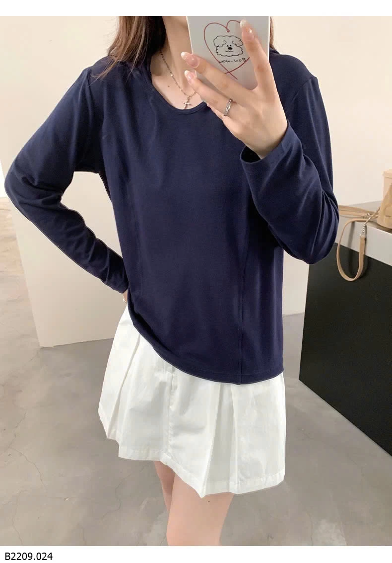 ÁO DÀI TAY TRƠN MÀU CÓ MŨ  Giá sỉ 96k