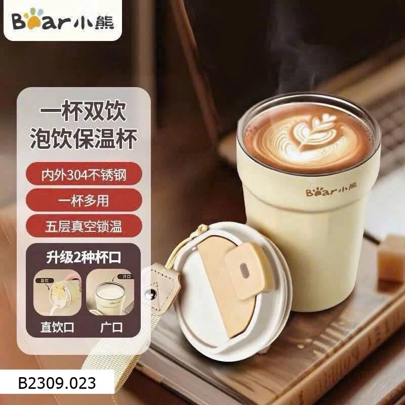 Cốc giữ nhiệt new Bear   Giá sỉ 156k