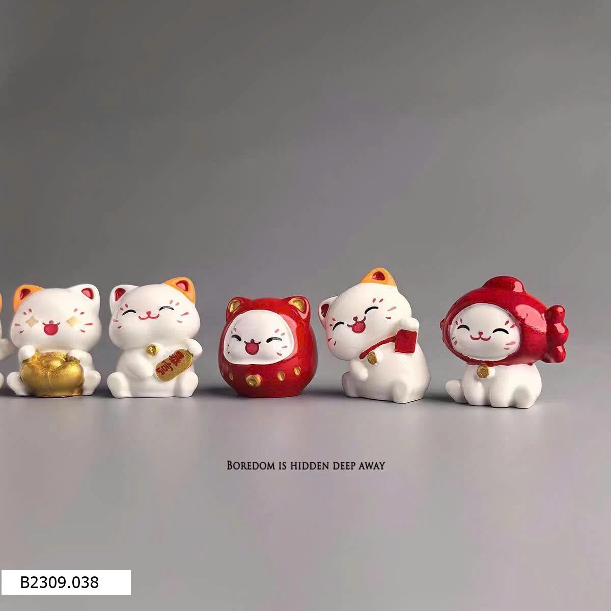 SET 6 MÈO DẢUMA MEOW MAY MẮN    Giá sỉ 41k/set
