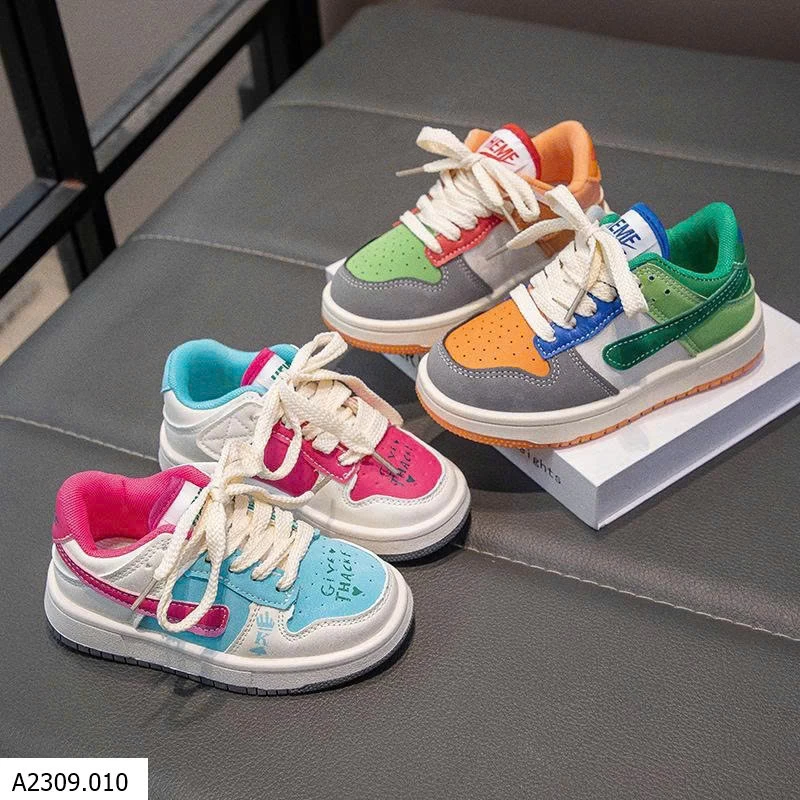 GIÀY THỂ THAO PHỐI MÀU CÁ TÍNH CHO BÉ   Giá sỉ 145k