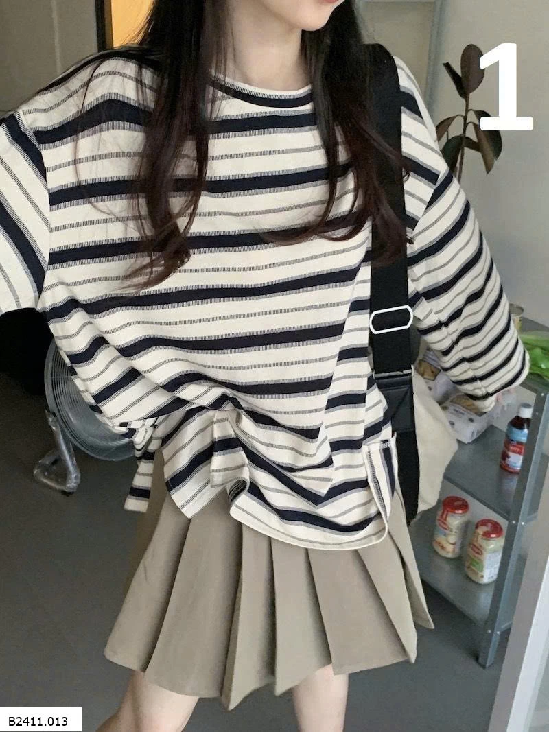 ÁO THUN SỌC FORM RỘNG  Giá sỉ 80k