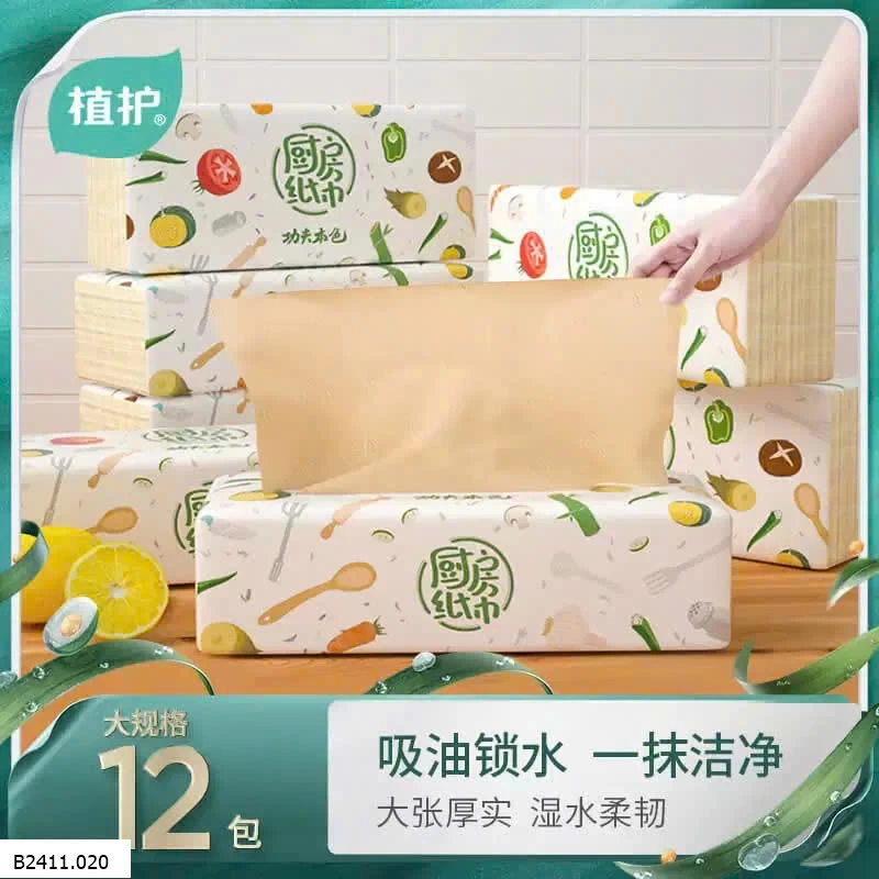 SET 12 GÓI KHĂN GIẤY NHÀ BẾP ĐA NĂNG  Giá sỉ 150k/s