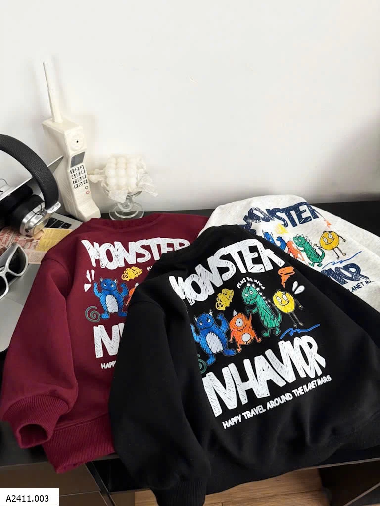 ÁO NỈ IN HÌNH LƯNG   Giá sỉ loại thường 140k loại lót nhung 160k