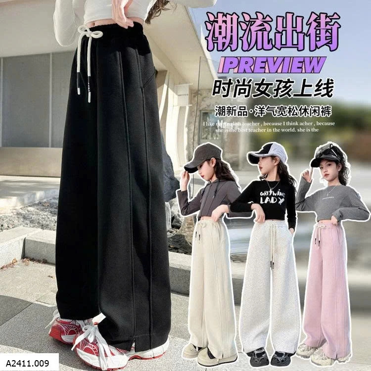 QUẦN NỈ XẺ GẤU SIZE ĐẠI CHO BÉ   Giá sỉ 190k