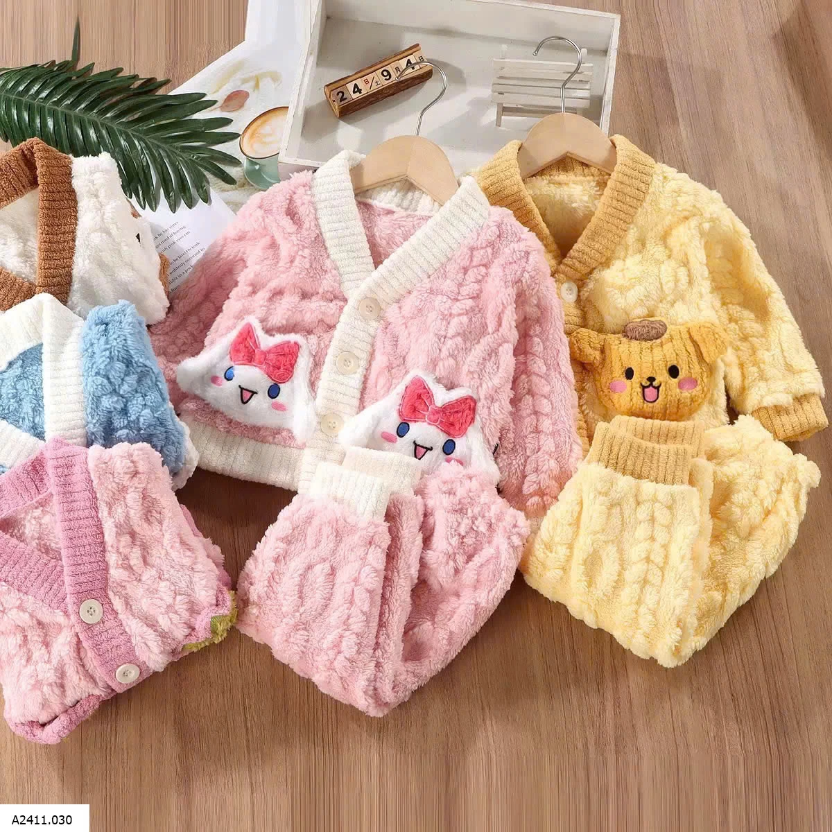 BỘ LÔNG SIÊU ẤM CHO BÉ   Giá sỉ Sz 80-110 #99k/b Sz 120-150 #115k/b