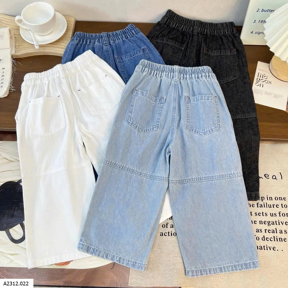QUẦN JEAN LƯNG CHUN CHO BÉ Giá sỉ 159k