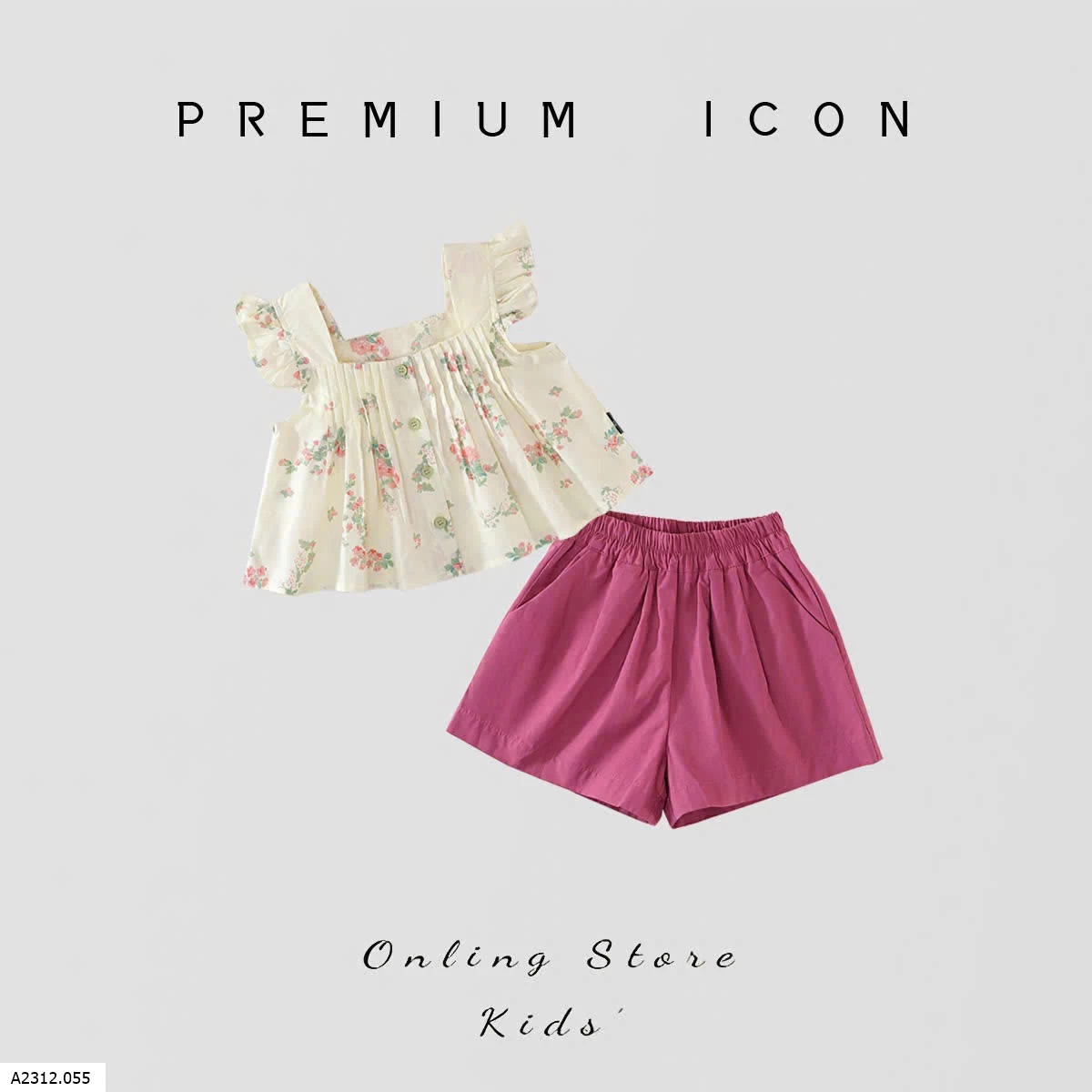 Váy & set hoa PREMIUM xinh xắn cho bé Giá sỉ set 169k, váy dài tay 135k, váy yếm 115k