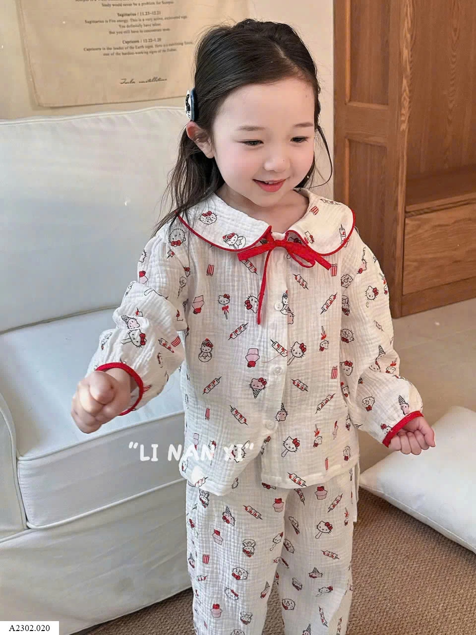 BỘ PIZAMA ĐŨI BÉ GÁI   Sỉ 178k
