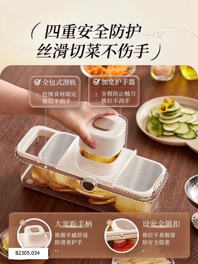 Bộ dụng cụ nạo rau củ 5 lưỡi dao Bear  Sỉ 160k
