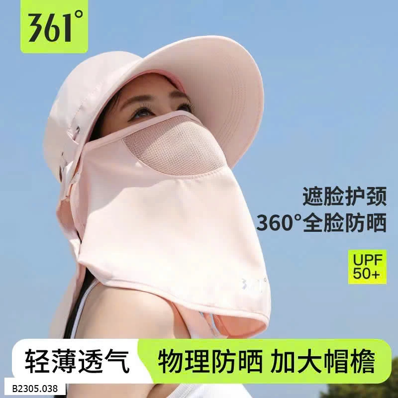 MŨ KHẨU TRANG CHỐNG NẮNG CHO NAM NỮ 361  Sỉ 120k