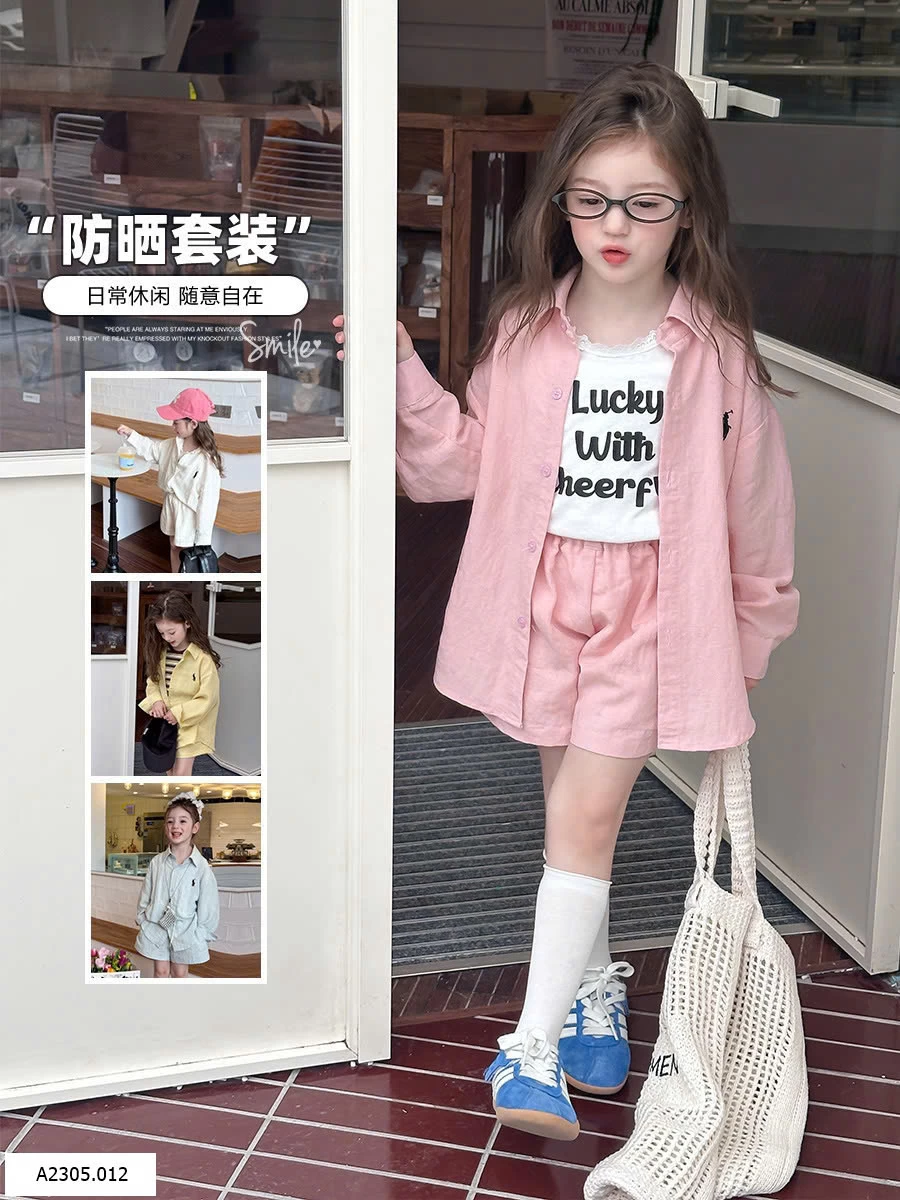 SET AMBB BÉ GÁI    Sỉ giá sz 90-150: 225k  sz 160: 244k  sz 170: 265k