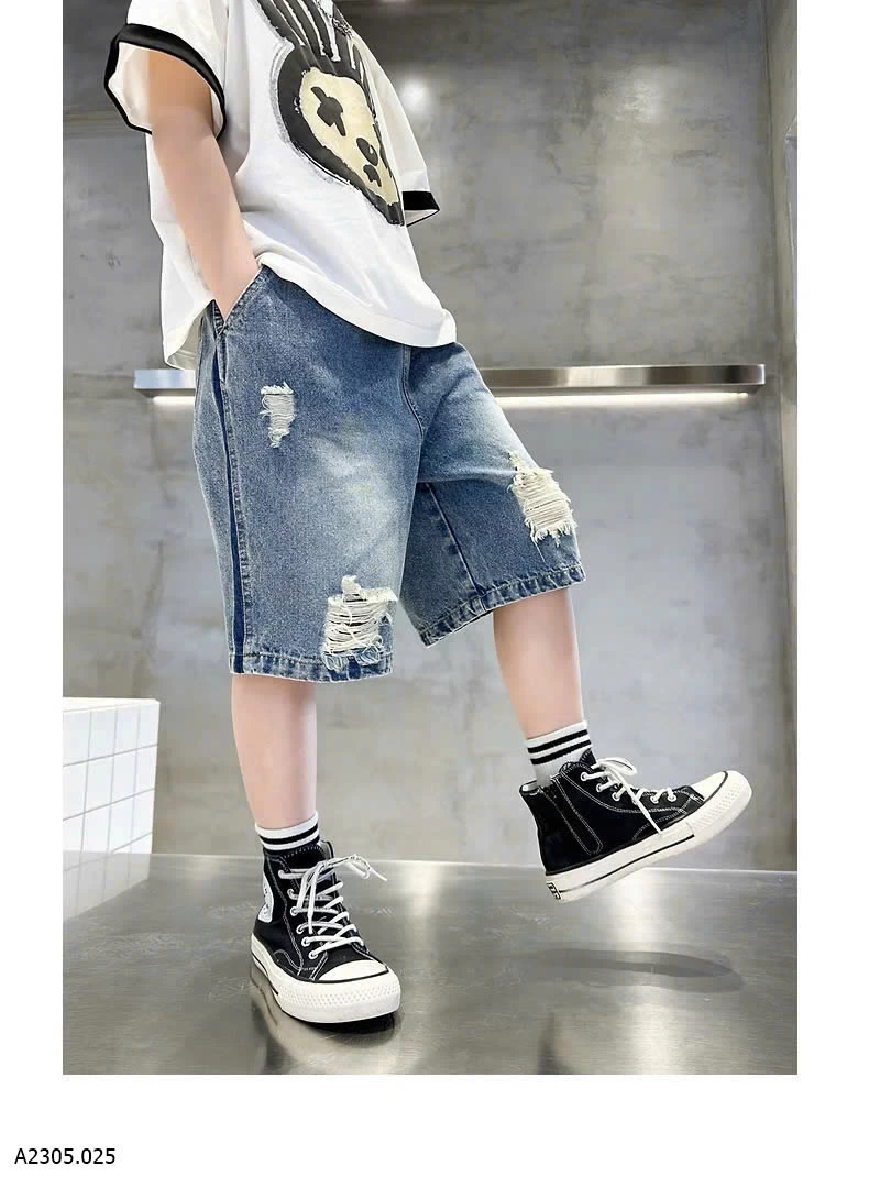 QUẦN SHORT JEAN RÁCH BT  Sỉ 115k