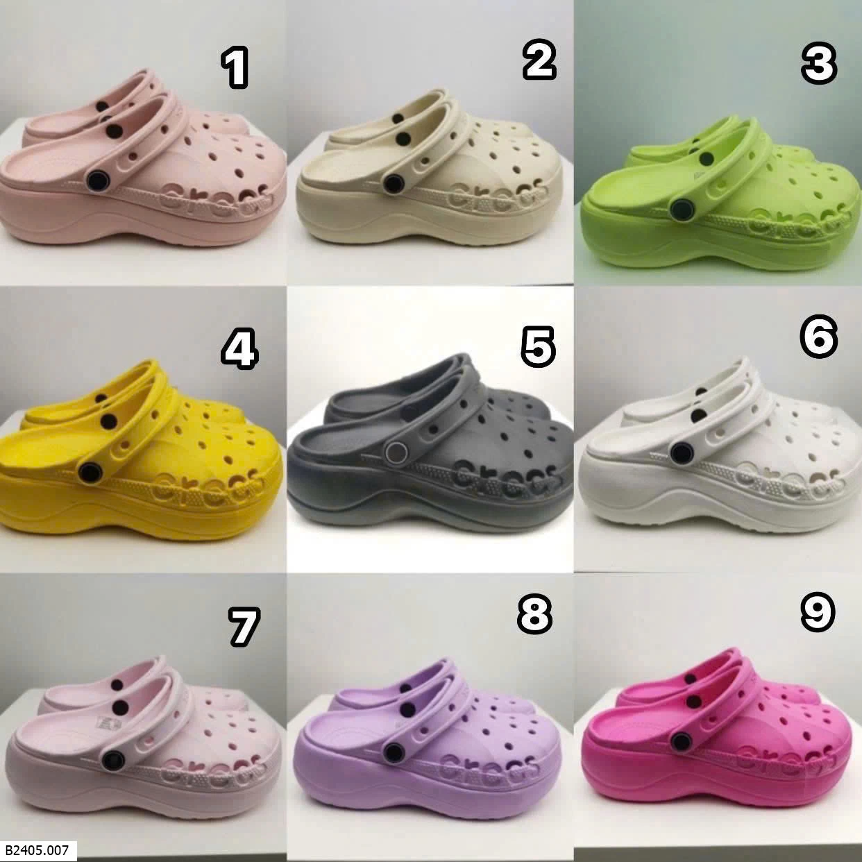  SỤC CROCS NỮ Sỉ 192k 