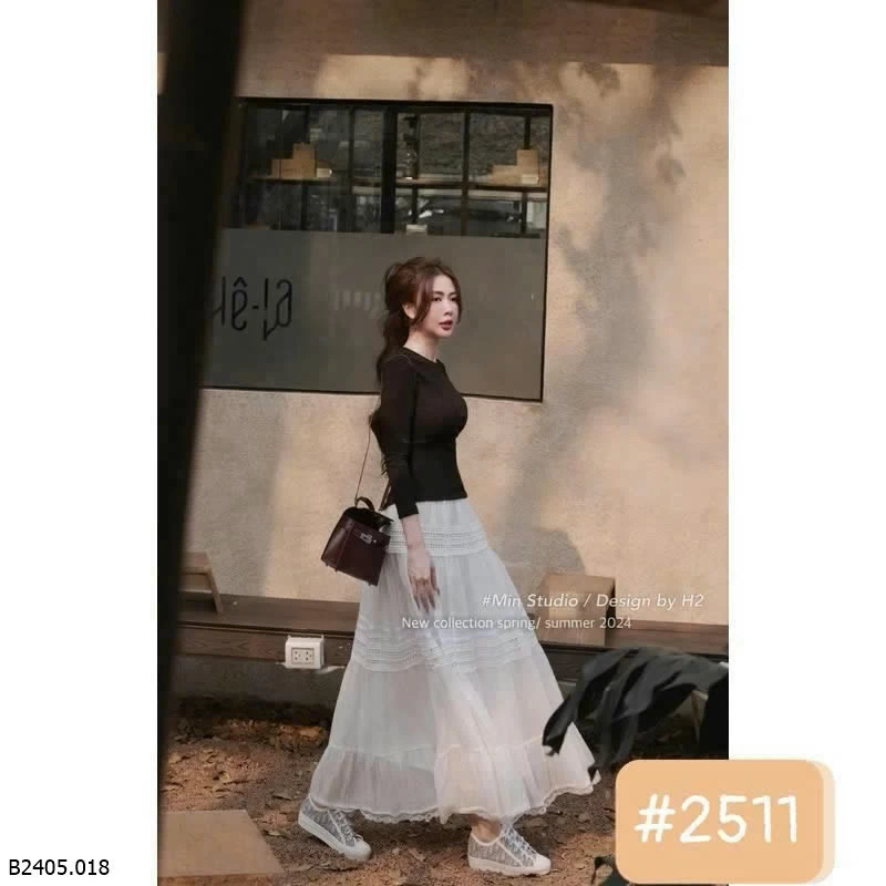 CHÂN VÁY DÀI VIỀN REN ANNA Sỉ 155k