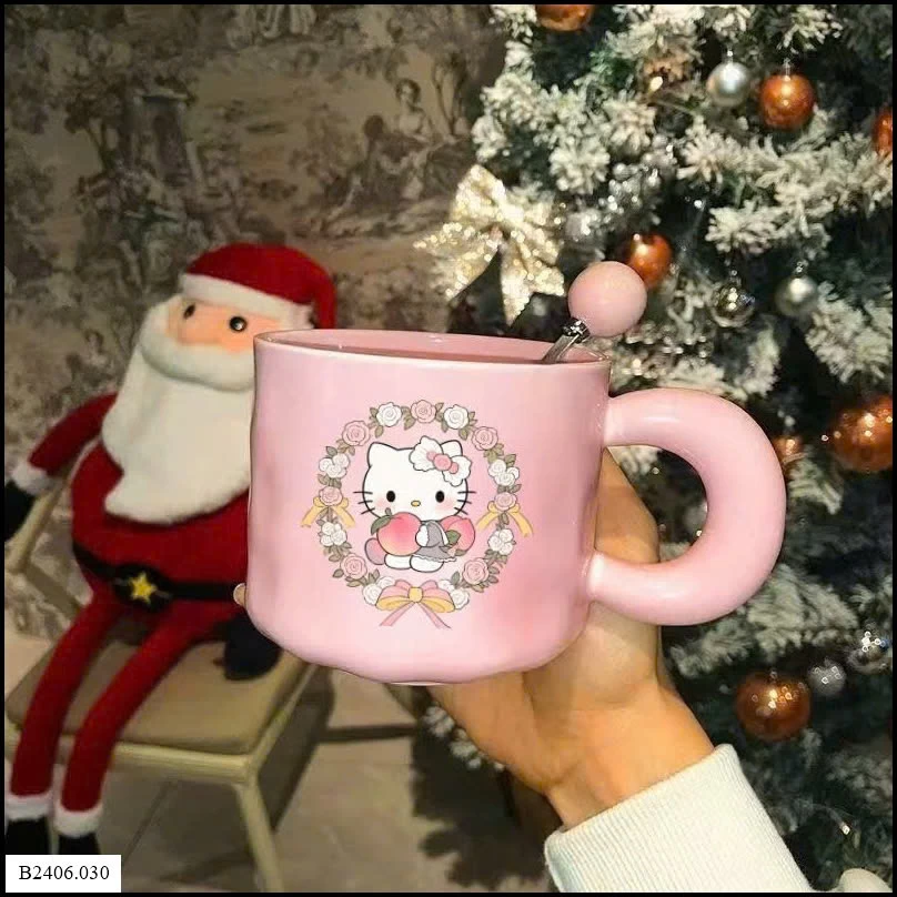 BỘ CỐC KITTY CUTE KÈM HỘP   Sỉ giá 74k