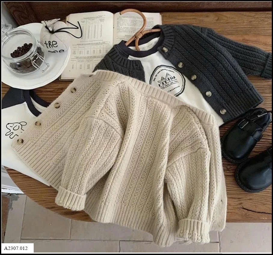  ÁO LEN CARDIGAN BT Sỉ giá 142k