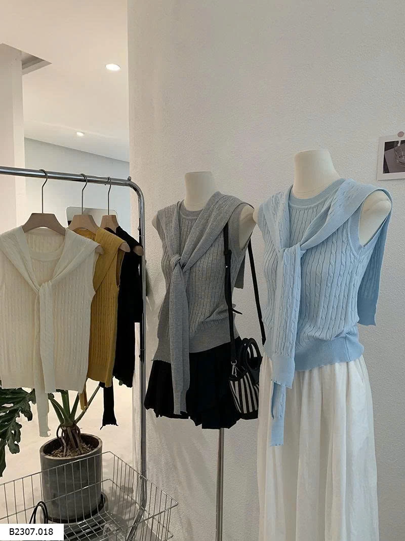 ÁO LEN DỆT BA LỖ KÈM KHĂN Sỉ 125k