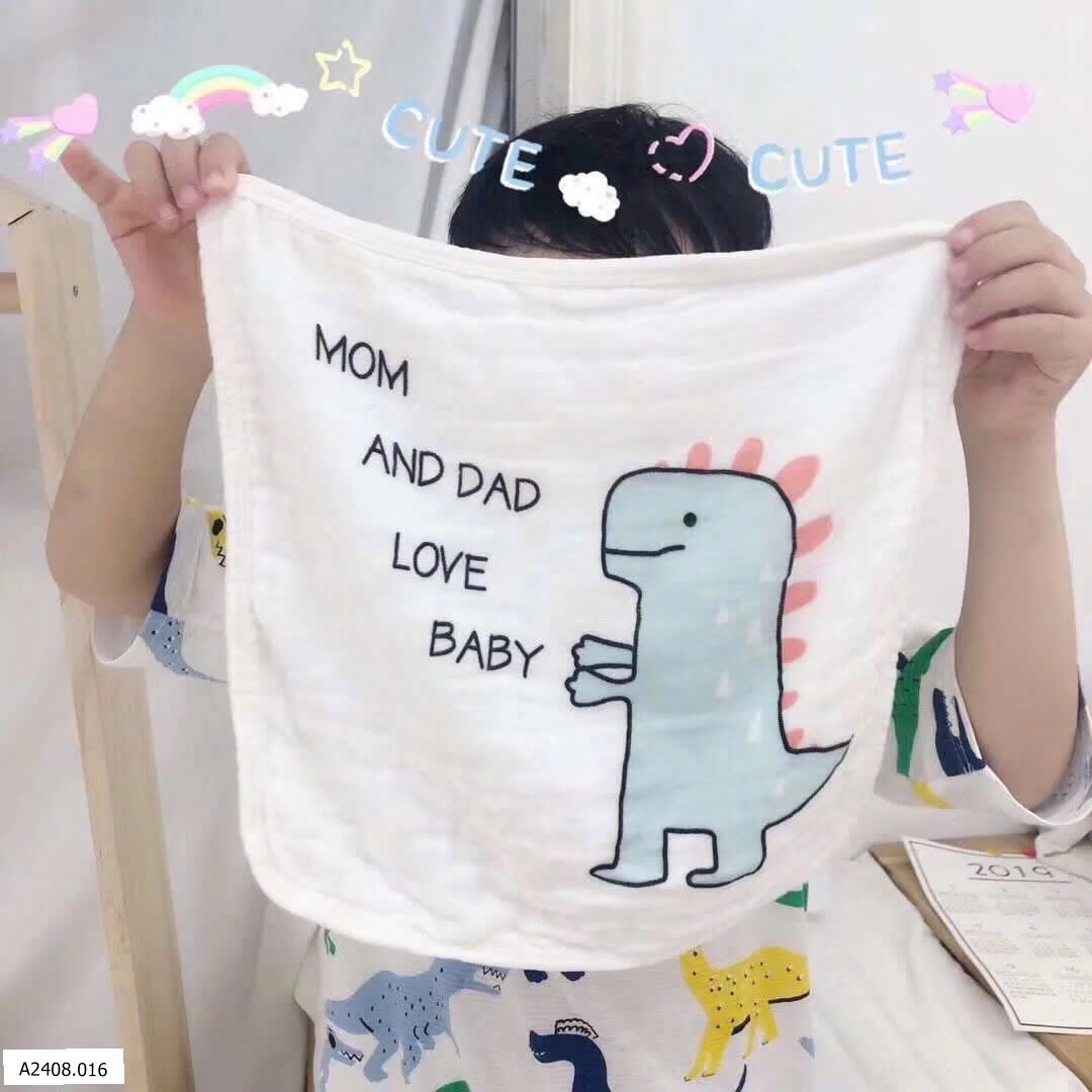 KHĂN MẶT SỢI TRE MUSLIN   Giá sỉ 64k/set 5c
